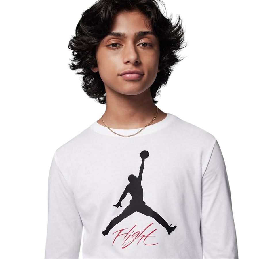 T-shirt da ragazzo Jordan Jdb Baseline Flight Ls Tee Jordan | 95C892001